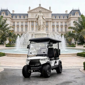 Voiturette de golf électrique 4 places, grande autonomie, utilisation tout-terrain, pour les loisirs, voiturette de golf pour routes non publiques, homologuée DOT CE - Product Image 1