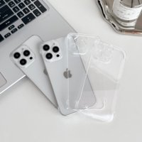 Étui de téléphone invisible glacé ultra-mince transparent sans cadre pour iPhone 15 16 Pro Max pour Samsung Oppo Vivo-PC électrolytique
