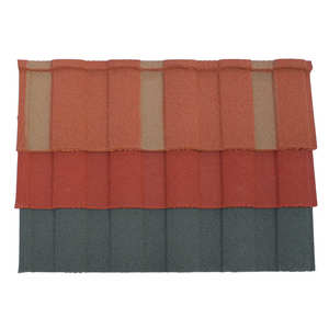 Tuiles de toiture romaines légères et colorées pour l'extérieur, revêtues de pierre, anti-impact, tuiles de toiture revêtues de pierre, tuiles de toiture romaines - Product Image 2