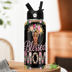 <span class=keywords><strong>Taza</strong></span> de Viaje Personalizada con Estampado para el Día de la <span class=keywords><strong>Madre</strong></span>, Botella de Agua Aislada de Acero Inoxidable de Boca Ancha de 32 oz - Product Image 5