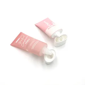 1oz 2oz Flat Tubes Cosmetic Packaging Sunscreen BB Cream Tube New UV Printing Technology Plastic With Screw Lid