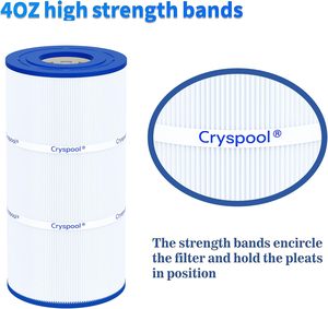 Filtro Cryspool Compatible con Hayward C900, CX900RE, C-8409, FC-1292, 90 Pies Cuadrados Cartucho <span class=keywords><strong>de</strong></span> Filtro para Piscina, 1 Unidad, Compatible con OEM - Product Image 5