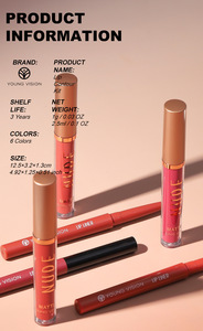 Hot Sale Matte Natural Smudge-resistant Soft Blending Velvety Soft and Comfortable <b>Lip</b> Contour Kit - Product Image 6