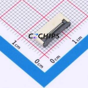 XW0520012-160R-001 FFC/FPC Connector SMD,P=0.5mm,Horizontal Mount Connector Flip Cover Type Bottom Contact 16P 0.5mm - Product Image 1
