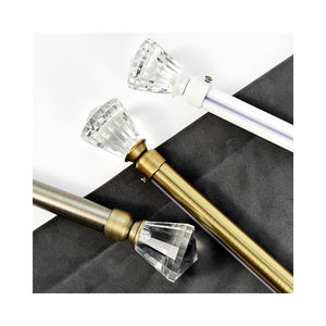 Ensemble de tringles à rideaux sur mesure, taille et couleur personnalisées, tringles à rideaux doubles avec accessoires pour la décoration de la maison - Product Image 3