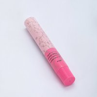 Tube cosmétique pour baume à lèvres 19 mm en PE avec bouchon à vis, surface brillante, impression de logo personnalisée pour crème pour les yeux, fard à paupières, rouge à lèvres, sérum