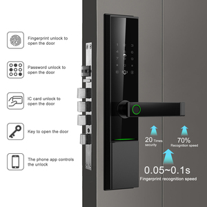 Tolink antifurto porta porta Ttlock <span class=keywords><strong>Zigbee</strong></span> sicurezza Tuya Wifi impermeabile elettrico Password digitale impronta digitale serratura Smart - Product Image 2