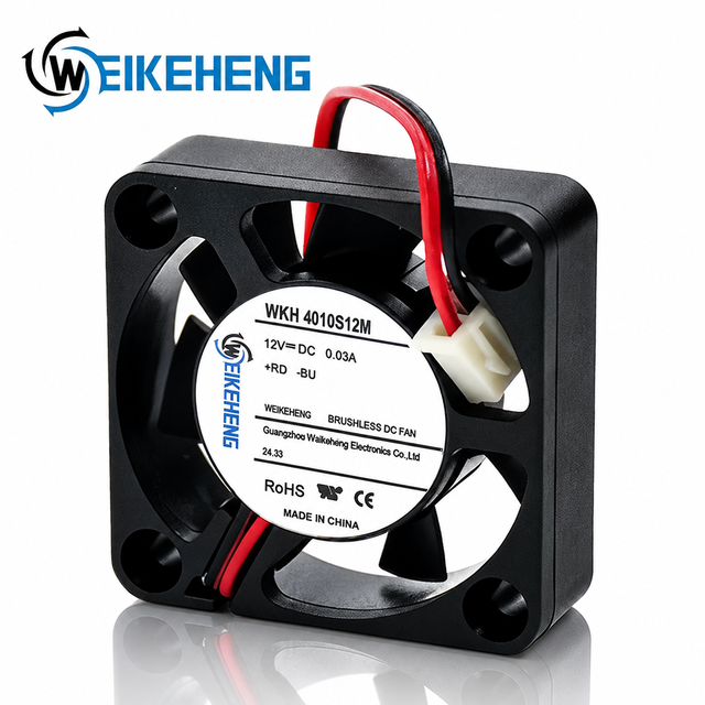 WKH4010S12M 4010 40*40*10mm 5v 9v 12v 24v High Airflow Lowest Noise Mini Fan DC Micro Cooling Fan for Router/Set-Top Box Cooling
