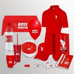 Ensemble Cadeau d'Affaires Promotionnel : T-shirt, Tasse, Sac, Chaussettes, Bouteille d'Eau, Gobelet Isotherme, Casquette avec Logo Personnalisé, Logo d'Entreprise - Product Image 1