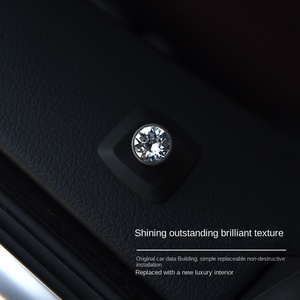 Adatto a tutte le serie BMW <span class=keywords><strong>Mini</strong></span> <span class=keywords><strong>Cooper</strong></span> in cristallo tappo di sollevamento porta bullone pulsante per auto accessori interni serratura porta - Product Image 3