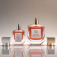 Flacon de Parfum à Pompe avec Emballage Boîte, Flacons de Parfum Premium de 100 ml au Design Unique pour Présentoir de Comptoir