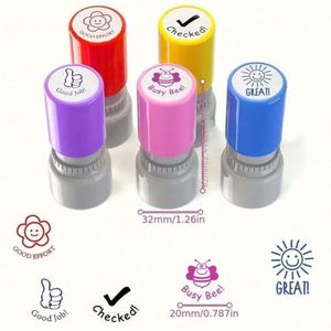 Sellos de Juguete de Plástico Indelebles para Niños, con Diseños de Dibujos Animados, Personalizables con Logotipos, Marca Mairun, Promocionales para Estudiantes - Product Image 4