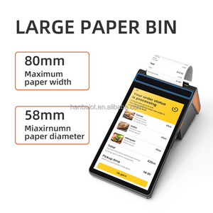 Cầm Tay POS thiết bị đầu cuối 8 inch màn hình cảm ứng Vé máy in Android 12 POS thiết bị đầu cuối - Product Image 5