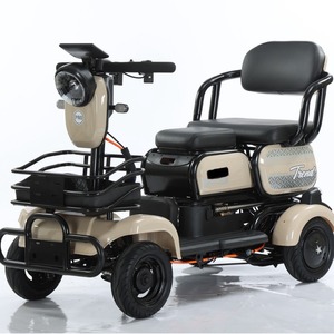 Scooter électrique à quatre roues à moteur différentiel à trois places 800W pour personnes âgées/handicapées avec grande boîte de rangement 48V - Product Image 3