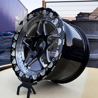 Jantes de course sur circuit de 18 pouces 5x112 5x114.3 5x120 en alliage Beadlock pour Mustang Chevrolet Camaro SS Nissan Toyota Jantes forgées