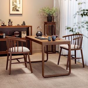 Juego de mesa y sillas de té, estilo Zen minimalista moderno, para apartamento pequeño, uso en oficina en casa, mesa de té integrada, nuevo estilo chino - Product Image 2