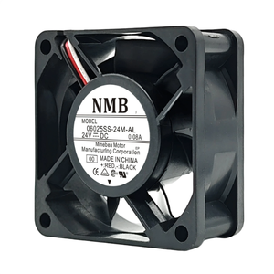 New Original NMB 5V 12V 48V DC24V 0.24A AC EC 6025 60X60X25MM 6CM <strong>Double</strong> Ball Inverter Fan Three-wire 06025SA-24T-ET Cooling Fan - Product Image 1