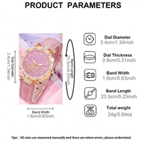 Ensemble de 5 montres élégantes rectangulaires pour femmes, montres à quartz tendance pour femmes, ensemble de bijoux, Reloj Mujer, montre pour filles, cadeau