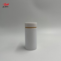 Flacon de capsules de complément alimentaire à double capuchon de 180 CC