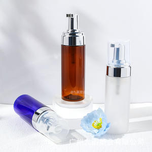 Flacon pompe à lotion cosmétique en PET écologique de 120 ml vide avec un <span class=keywords><strong>design</strong></span> imprimé à l'écran - Product Image 6