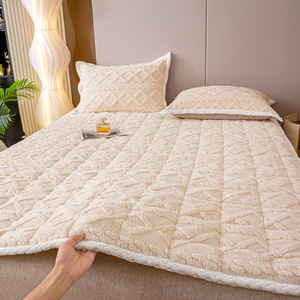 Materasso in morbido poliestere imbottito letto singolo per bambini per studenti - Product Image 1