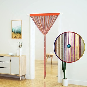 Cortinas <span class=keywords><strong>de</strong></span> tela Rideaux Window para puerta <span class=keywords><strong>de</strong></span> ducha del hogar - Product Image 3