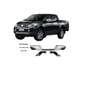 โรงงานขายตรงรถกระบะอุปกรณ์เสริมรถยนต์กันชนด้านหลังรถกันชนสําหรับMitsubishi Triton L200 2015 ถึง 2018