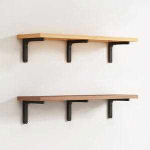 <span class=keywords><strong>Étagère</strong></span>s flottantes avec supports, <span class=keywords><strong>étagère</strong></span> murale robuste en bois pour chambre, salon, cuisine - Product Image 4