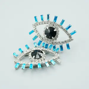 Evil Eyes Shoes Clips Style Eye Shape Shoe Buckles With Pins For Lady Sandals Buckles