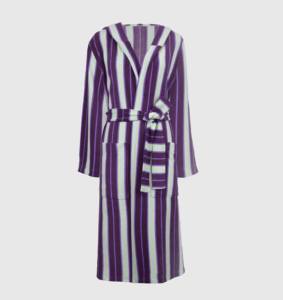 Hot Sale Design Custom Luxury <strong>Cotton</strong> Striped <strong>Bathrobe</strong> - Product Image 6