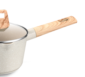 Pentola per il latte con manico lungo fondo a induzione pentola per cucinare casa stufa a Gas pentola per il latte da campeggio con coperchio - Product Image 3