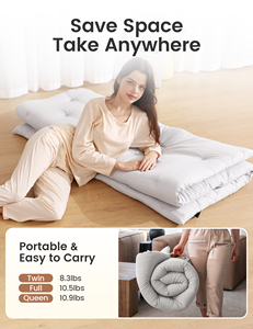 Cuộn lên hiện đại Nhật Bản sàn <span class=keywords><strong>futon</strong></span> nệm 100% cotton có thể gập lại đệm Tatami ngủ Mat cho khách sạn sử dụng người lớn - Product Image 3