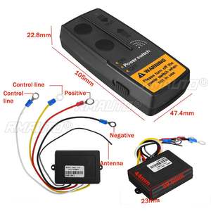 รีโมทคอนโทรลไร้สายสำหรับรถ 12V 24V 2.4G 50ม. แบบยูนิเวอร์แซล พร้อมรีโมทคู่ ควบคุมระยะไกล - Product Image 6