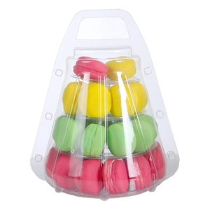 マカロンタワー ディスプレイスタンド 4段 PET/PVC製 樹脂製ブリスターケース - Product Image 2