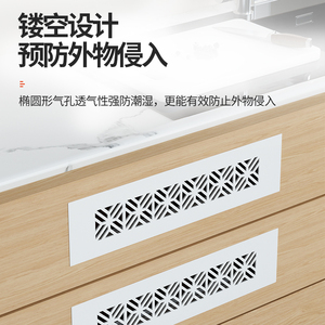 Grille de ventilation en alliage d'aluminium perforée pour armoire, couvercle en maille pour cuisine, boîte à chaussures, dissipation de chaleur - Product Image 5