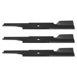 Paquete de 3 Cuchillas para Cortacésped Hi-Lift de 16.5 Pulgadas, Compatibles con Plataforma de Corte de 48 Pulgadas, Reemplaza 601123 601123X 795757, Juego de Cuchillas con Orificio Central Redondo de 5/8 Pulgadas - Product Image 4