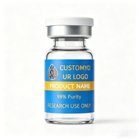 Étiquettes personnalisées imprimées pour flacons de peptides 2ml 5ml 10ml, autocollants adhésifs pour la gestion du poids et le bien-être corporel