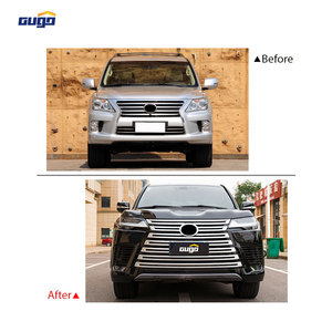 Kit carrosserie GUGO pour <span class=keywords><strong>Lexus</strong></span> LX570 2008-2015, mise à niveau vers LX600, modèle exécutif avec pare-chocs et feux antibrouillard - Product Image 2