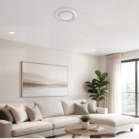 Conduit mural de ventilation moderne et durable Système de climatisation extérieure CVC Vanne à disque réglable pour bouche d'aération en plastique ABS