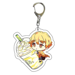 Llavero Acrílico de Anime Demon Slayer: Tanjiro Kamado, Inosuke Hashibira, <span class=keywords><strong>Shinobu</strong></span> Kocho, Muichiro Tokito, Decoración para Mochila, Regalo - Product Image 3