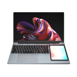 Topton Màn Hình Kép Máy Tính Xách Tay 15.6 Inch IPS + 7 ''Cảm Ứng 12th Gen Trong-Tel N100 Max 32G DDR4 2T SSD Mỏng Văn Phòng Máy Tính Xách Tay PC Máy Tính - Product Image 2