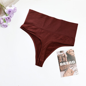 Culotte gainante sans couture taille haute pour <span class=keywords><strong>femme</strong></span>, effet ventre plat et rehaussement des fesses, idéale pour le sport, grandes tailles - Product Image 5