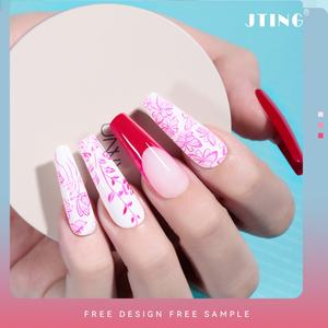 JTING - Muestra Gratuita - Juego de Esmaltes de Gel UV/LED para Decoración de Uñas, 9 Colores, Colección de Esmaltes de Gel para Estampado, OEM, ODM, Marca Privada - Product Image 5