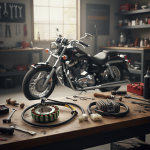 Regulador Rectificador de Estator para Yamaha V Star 650 XVS650A, Pieza de Repuesto para el Sistema Eléctrico de Motocicletas Clásicas - Product Image 2