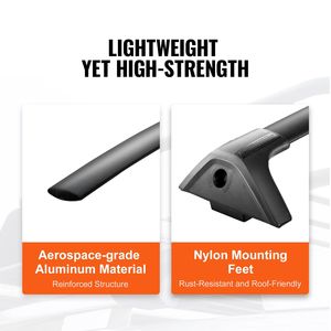 Db Wholesale Aluminum Roof <b>Rack</b> Cross <b>Bars</b> 260Lbs Capacity For Toyota Rav4 2019 2023 - Product Image 6