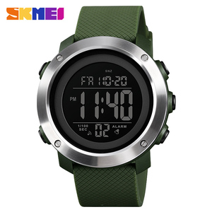 DSM11 SKMEI 1426 นาฬิกาดิจิตอลสีดำ หน้าปัด LED ทรงกลม สายยาง กันน้ำ - Product Image 6
