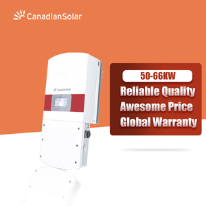 ระบบพลังงานแสงอาทิตย์ Canadian Solar CSI 50KW 60KW 66KW แบบเชื่อมต่อกับระบบไฟฟ้าสาธารณะ พร้อมอุปกรณ์แปลงไฟ 400V เป็นไฟ AC - Product Image 3