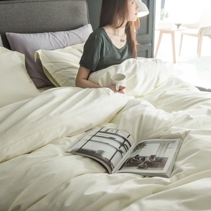 Juego de Ropa de Cama de Lujo de 4 Piezas, Tejido Liso, Suave, 100% <span class=keywords><strong>Algodón</strong></span> Supima, Ignífugo, 500 Hilos - Product Image 5