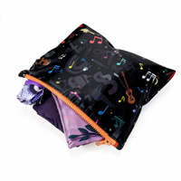 Pochette de rangement zippée décontractée pour voyage, avec logo personnalisé, trousse de toilette, trousse de beauté, sacs organisateurs, pochette de beauté, sac de rangement pour cosmétiques