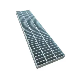 Stahlgitter Metallbaumaterial Gezahntes Verzinktes Stahlgitter Outdoor-Metallablaufabdeckung Gitter - Product Image 1